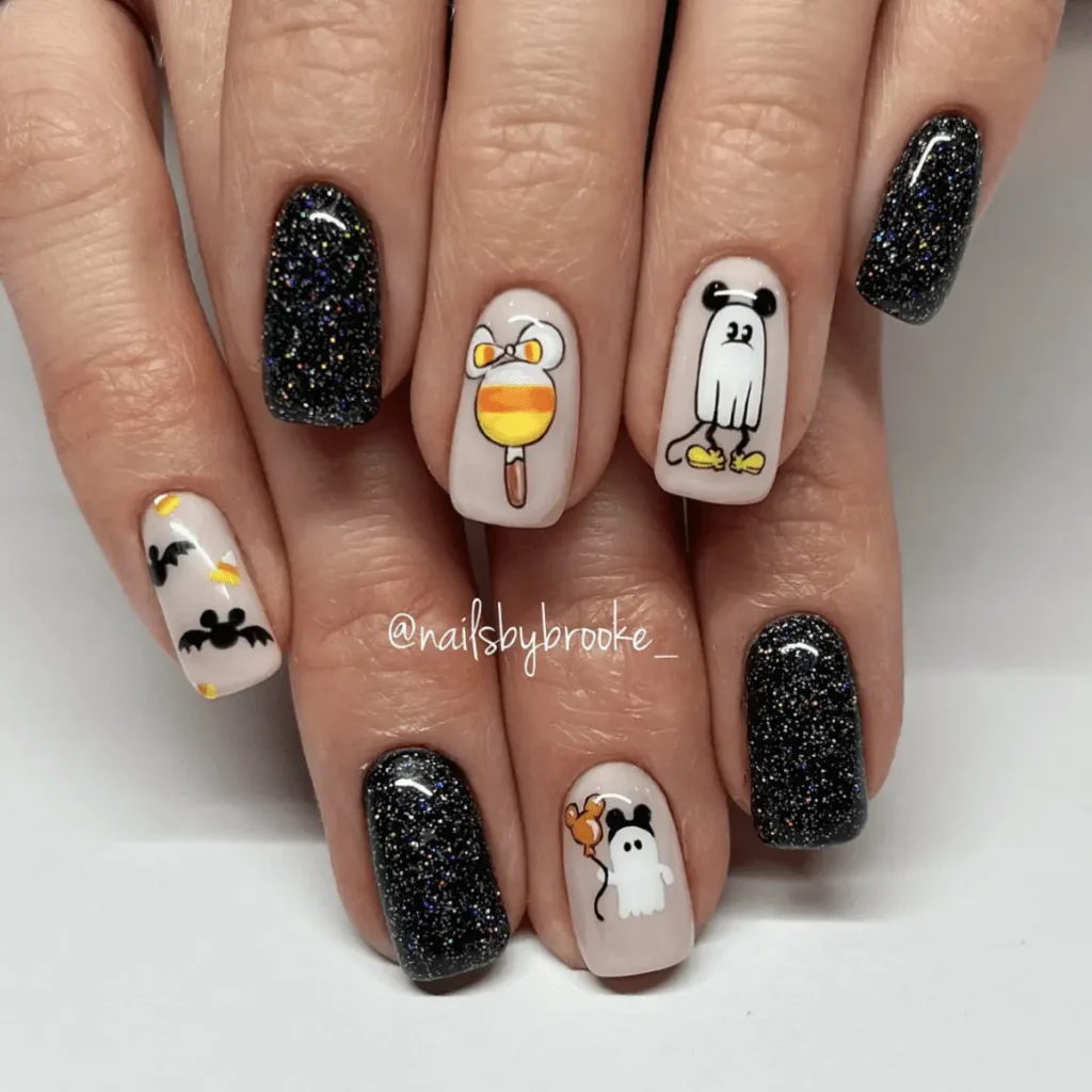 Halloween Candy Nails