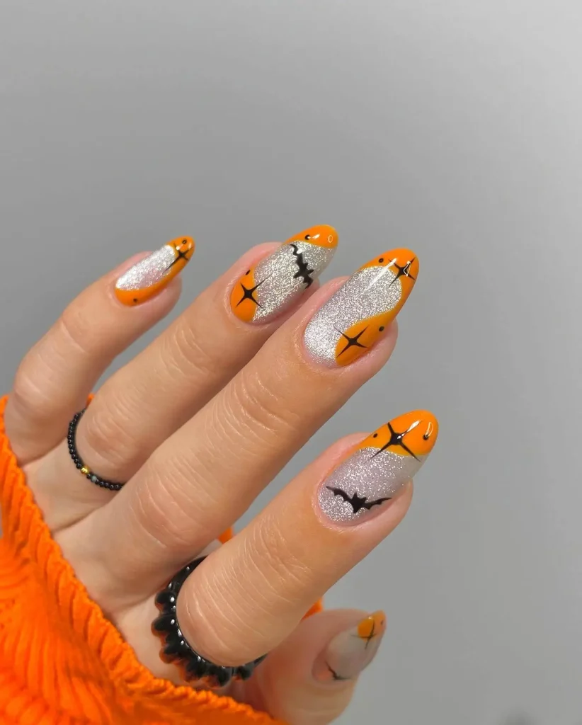 sprakling bat nails.