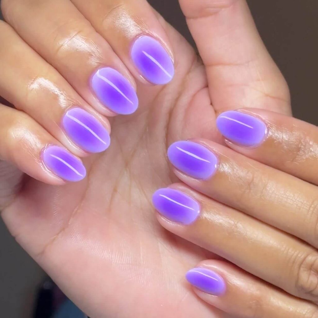 Purple Aura Nails