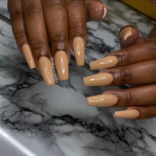 Brown Nails on Dark Skin