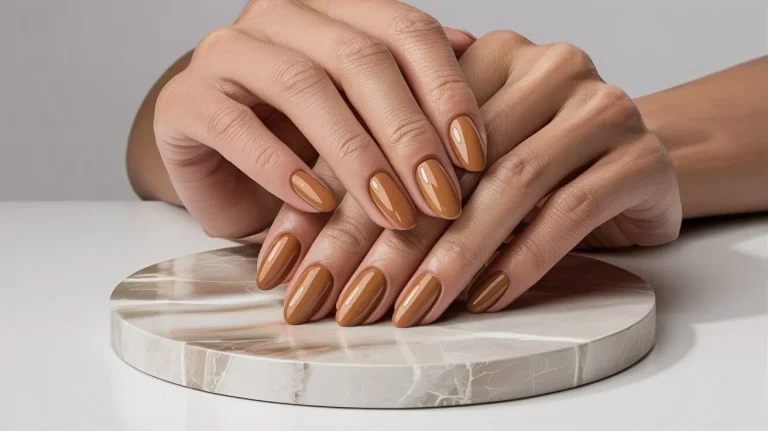 Light Brown Nail Color