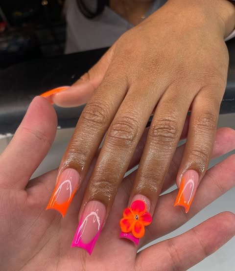 3D Flower nail