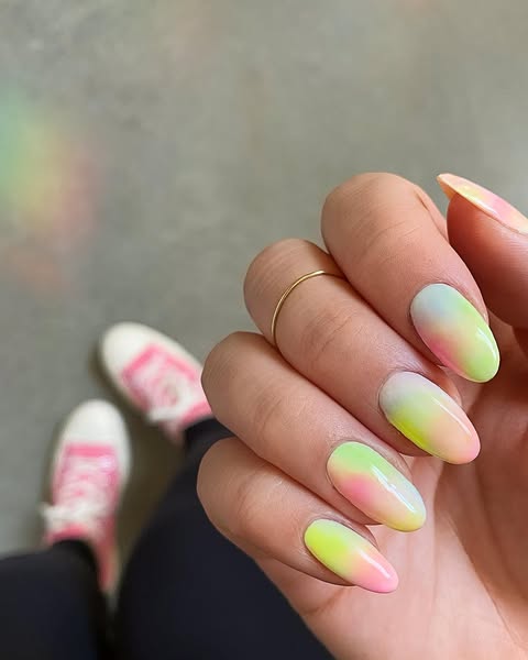 Tie-Dye Dream nails
